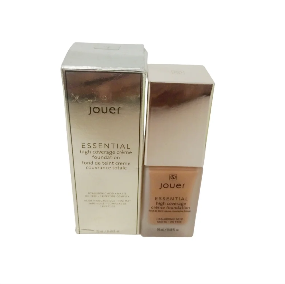 JOUER Essential High Coverage Creme Foundation Matte Oil-Free CINNAMON Longwear‎